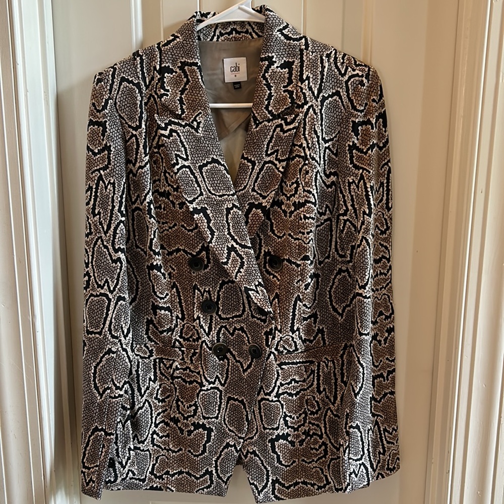 Cabi Python Blazer Size 8 - image 2